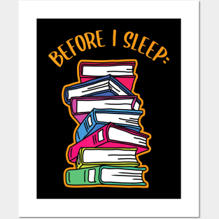 Before I Sleep Nap Reading Bookmarks Librarian Students Book Posters and Art